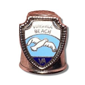 Silver Tone Virginia Beach VA Thimble